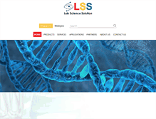 Tablet Screenshot of labsciencesolution.com